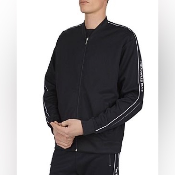 The Kooples Logo Embroidered ~ Front Zip Jacket, MEN, Relaxed fit - Picture 2 of 9